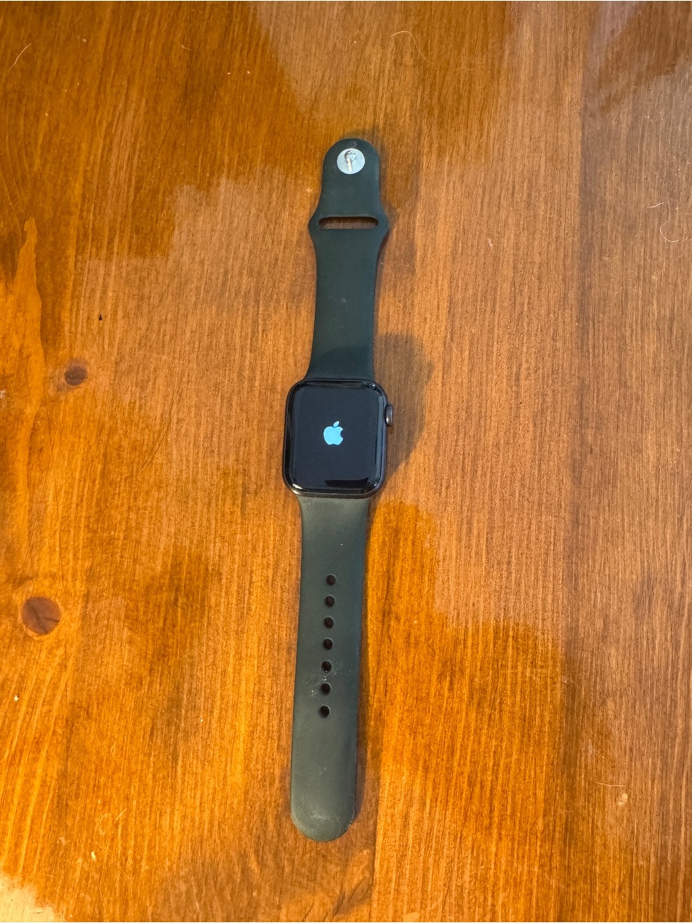 Apple Watch Series 6 40mm with green Sport Band - Black
